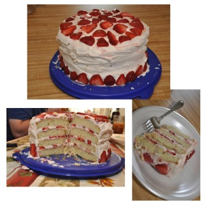 Easter Strawberry Cake - 3